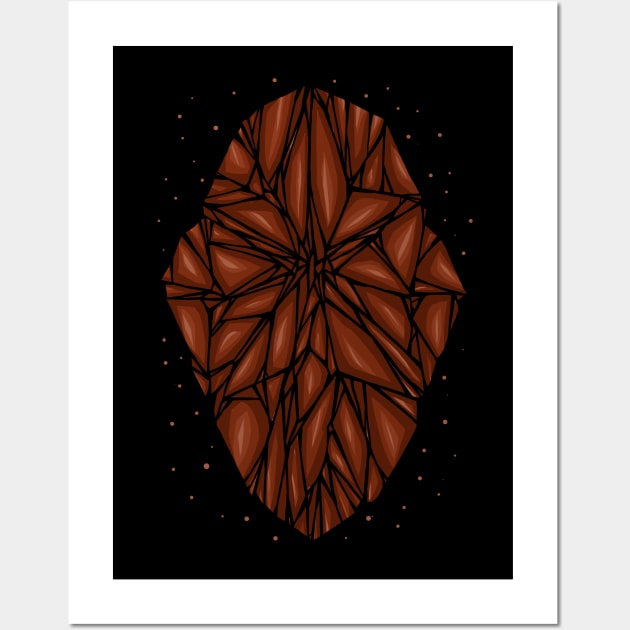 Brown Diamond Wall Art by barmalisiRTB